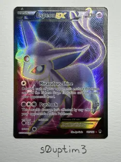 Pokemon TCG Espeon EX 117/122 Holo Full Art XY BREAKpoint - Image 3