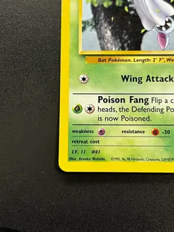 Brock's Zubat 74/132 - Gym Heroes Common Vintage WOTC Pokemon TCG Card LP - Image 2