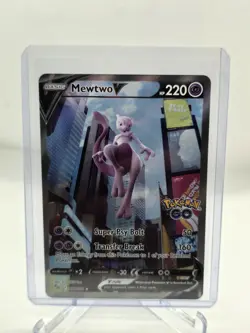 Mewtwo V (Alternate Full Art) 072/078 Pokemon GO Holo - Image 3