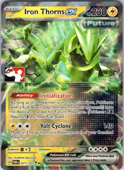 IRON THORNS EX 077/167 TWILIGHT MASQUERADE POKEMON NM/M - Image 1