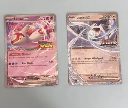 Pokemon TCG Lugia ex 082/131 + Latias ex 076/191 STAMPED Prismatic Surge Promos - Image 1