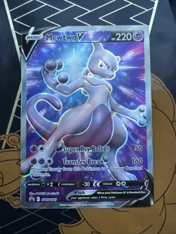 NM-Mint, English - 1 x Pokemon Mewtwo V - SWSH229 - Promo Sword and Shield Promo - Image 1