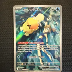 Pokemon Misty's Psyduck 193/182 Destined Rivals Illustration Rare Holo 70HP - Image 1