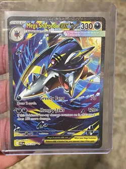 Pokemon Mega Sharpedo EX 127/094 NM Special Illustration Rare Phantasmal Flames - Image 1