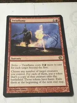 Twinflame R 115 Journey Into Nyx Magic The Gathering Lightly Played Single Card - Image 1