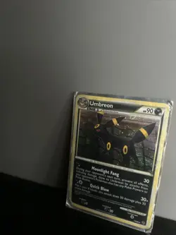 Pokemon Umbreon 10/90 Cracked Ice Holo HGSS Undaunted Rare Vintage Holo Card - Image 2