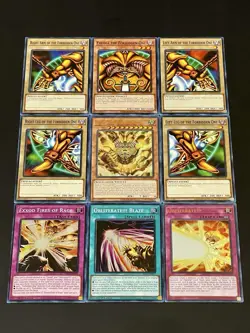 Exodia Full 5 Piece Set + Incarnate + Obliterate!!! + Blaze + Rage | YuGiOh! - Image 1