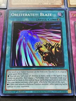 Exodia Full 5 Piece Set + Incarnate + Obliterate!!! + Blaze + Rage | YuGiOh! - Image 5