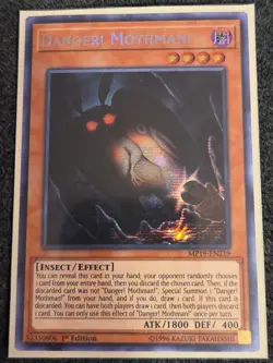 Yugioh! VLP Danger! Mothman! - MP19-EN219 - Prismatic Secret Rare - 1st Edition - Image 1