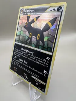 Umbreon 10/90 Cracked Ice Holo HGSS Undaunted Pokemon Card Rare LP - Image 4