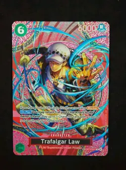 OP13-031 Trafalgar Law SP Adventure on Kami’s Island OP15 One Piece TCG English - Image 1