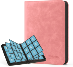 "Ultra-Unique 9-Pocket Side-Loading Trading Card Binder - Zippered Album Holds u - Image 1