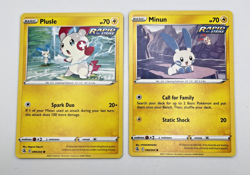 Minun 090/264 Plusle 089/264 Pokemon Card Fusion Strike 2021 - Image 1