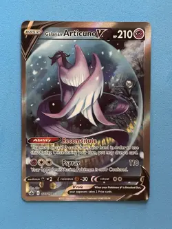 Pokemon TCG Galarian Articuno V Ultra Rare Holo Card 170/198 Chilling Reign Eng… - Image 1