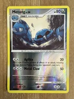 Metang 64/146 Legends Awakened Reverse Holo Rare Vintage Pokemon Card NM - Image 1