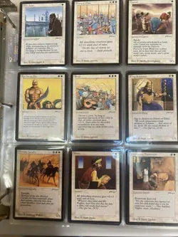 '93 MAGIC Gathering ARABIAN NIGHTS near mint COMPLETE 78 card set GUARDIAN BEAST - Image 1