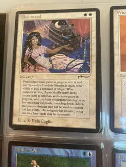 '93 MAGIC Gathering ARABIAN NIGHTS near mint COMPLETE 78 card set GUARDIAN BEAST - Image 4