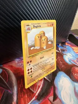 Dugtrio 19/102 Base Set Rare 1999 WOTC Vintage Pokemon Card LP - Image 4