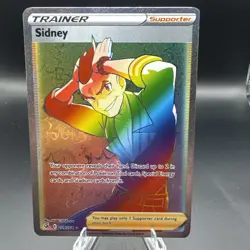 Pokemon Cards Sidney 279/264 Fusion Strike Rare Rainbow NM - Image 1