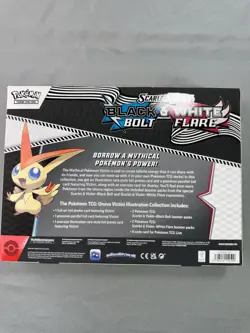 Pokemon Trading Card Game Unova Victini Illustration Collection Box Black White - Image 3