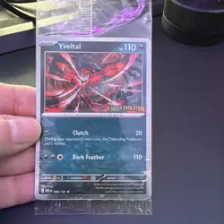 Pokemon TCG Yveltal Promo Card Mega Evolutions 088/132 Sealed - Image 1