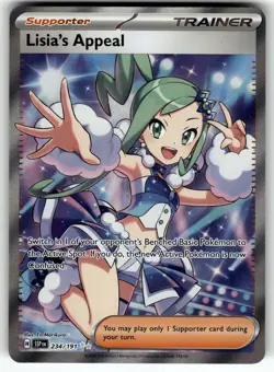 Lisia's Appeal 234/191 SV08: Surging Sparks NM Pokemon Card TCG - Image 1