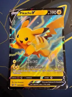 Pokemon TCG Pikachu V SWSH063 SWSH: Sword & Shield Promo Cards Promo HP - Image 1