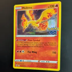 MOLTRES 012/078 POKEMON CARD (POKEMON GO SET) HOLO - Image 4
