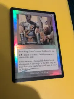 Mobilization. Enchantment Onslaught. MTG Card. Old vintage FOIL. Shooting star. - Image 5