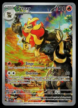 Pokemon Card - Pyroar Paldea Evolved 200/193 Illustration Rare 2023 - Image 1