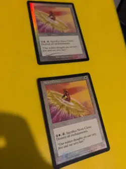 Nova Cleric x2 Onslaught. MTG Card. Old vintage FOIL. Shooting star. - Image 2