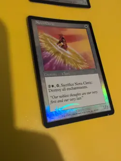 Nova Cleric x2 Onslaught. MTG Card. Old vintage FOIL. Shooting star. - Image 3