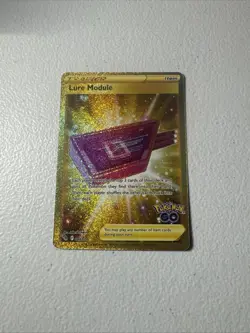 Lure Module 088/078 Secret Rare Gold Trainer Card(Pokemon TCG GO) - Image 1