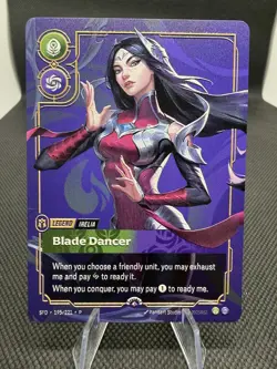 Riftbound METAL Card – Irelia Blade Dancer - Vegas Prize Wall Exclusive - Image 1