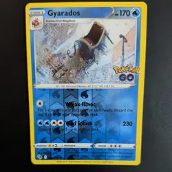 GYARADOS 022/078 POKEMON CARD (POKEMON GO SET) REVERSE HOLO - Image 1
