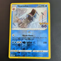 GYARADOS 022/078 POKEMON CARD (POKEMON GO SET) REVERSE HOLO - Image 2