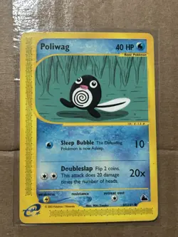 Poliwag 87/144 Skyridge Pokemon Card Non Holo MP - Image 1
