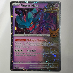 Flutter Mane 078/162 Cosmos Holo Rare Trick or Trade Pokemon Card LP w/ SWIRL 🌀 - Image 3
