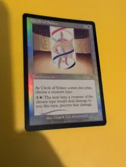 Circle of Solace. Onslaught. MTG Card. Old vintage FOIL. Shooting star. - Image 1