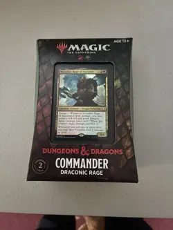 MTG Magic the Gathering D&D Dungeons and Dragons Commander Draconic Rage SEALED - Image 1