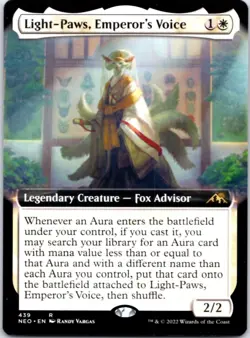 Light-Paws, Emperor's Voice (Extended Art) Kamigawa: Neon Dynasty, 439 NM - Image 1