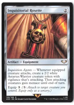 Inquisitorial Rosette 159 MTG 40K NM - Image 1