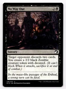 MTG No Way Out 116/277 Mid Midnight Hunt Common Near Mint - Image 1