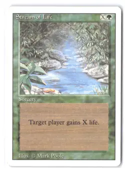 Stream of Life HP Normal Revised Edition MTG - Image 1