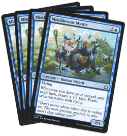 x4 Mischievous Mystic - 0047 - Foundations - Magic the Gathering (MTG) - Image 1