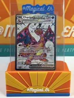 Charizard ex #56 Pokemon 2024 Black Star Promo Scarlet & Violet LP - Image 1