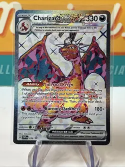 Charizard ex #56 Pokemon 2024 Black Star Promo Scarlet & Violet LP - Image 3
