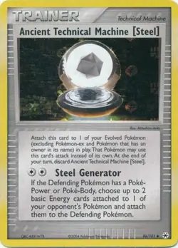 Pokemon - Ancient Technical Machine [Steel] - 86/101 - Uncommon - Reverse Holo - - Image 1