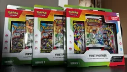 Pokemon TCG First Partner Illustration Collection Series 1 New Sealed (x1) - Image 1