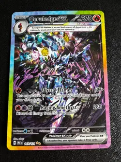 Pokemon TCG Ceruledge ex 147/131 SV: Prismatic Evolutions SIR NM - Image 1